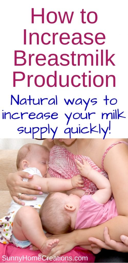 How to Boost Milk Supply Quickly Pin Image